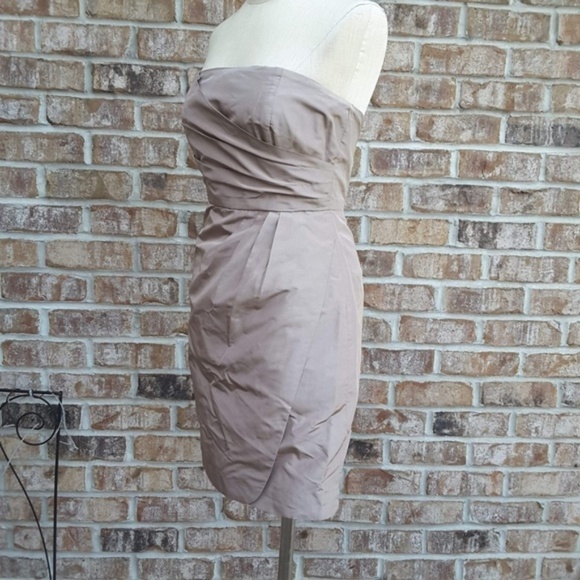 Exclusive  J.CREW  strapless mini dress sz 2 - Picture 3 of 7